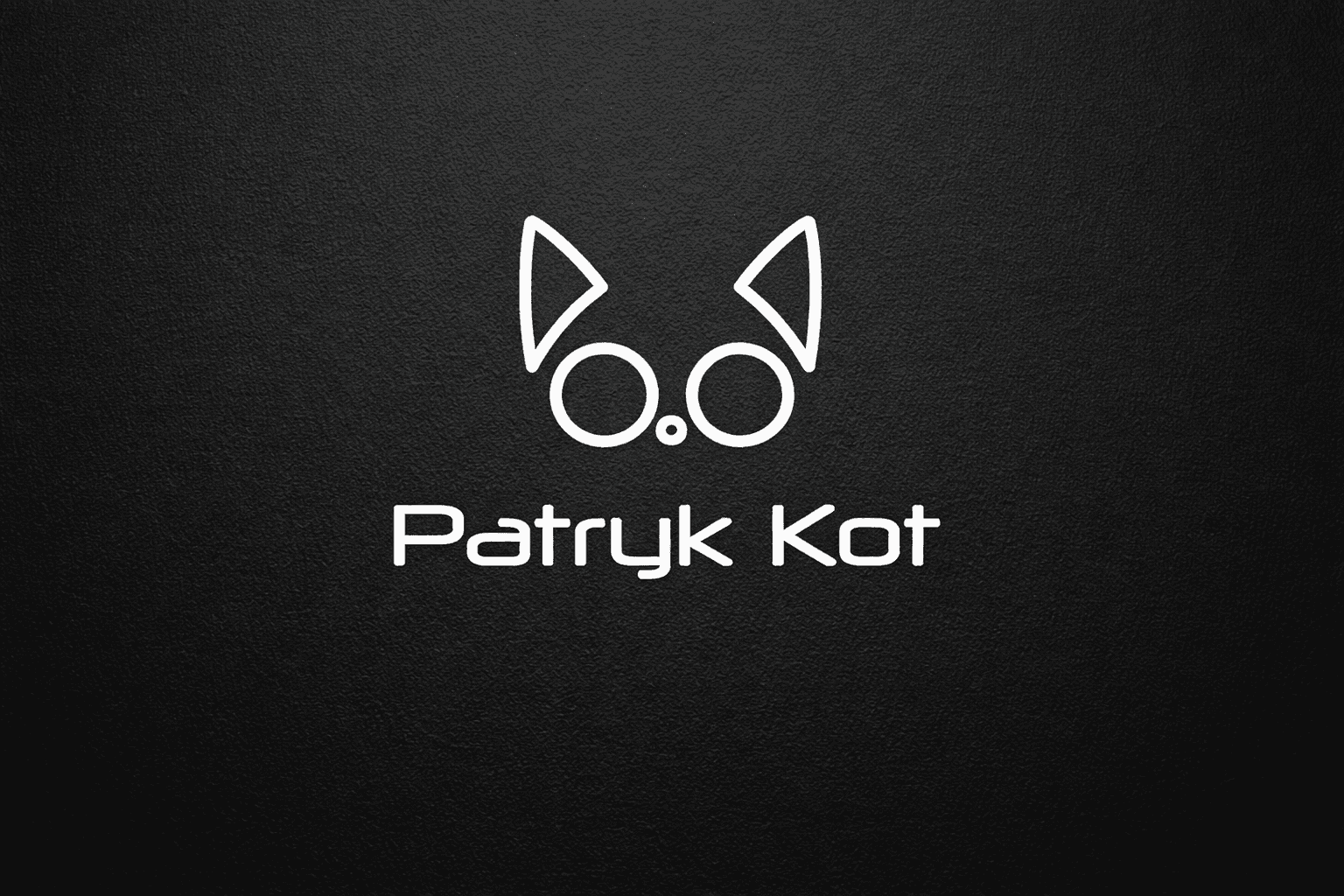 Logo Patryk Kot – warianty projektowe identyfikacji