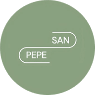 San Pepe Cafe logotipo de marca