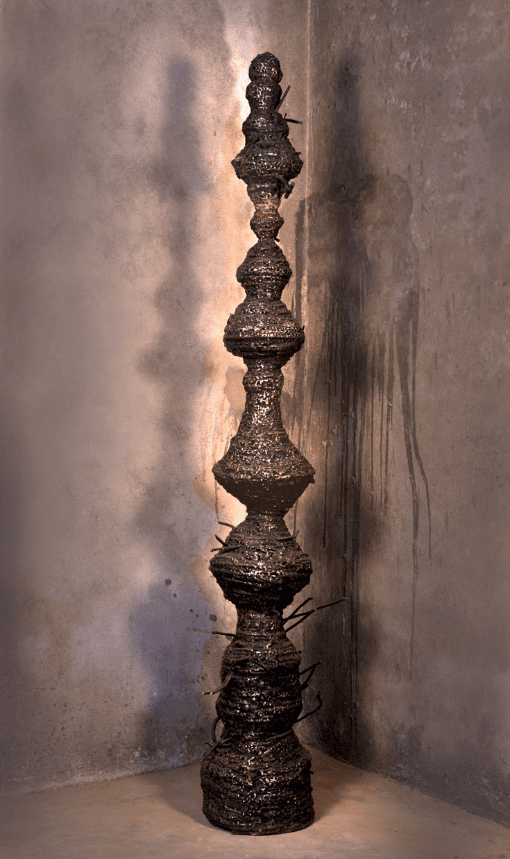 herd of sheep on road painting