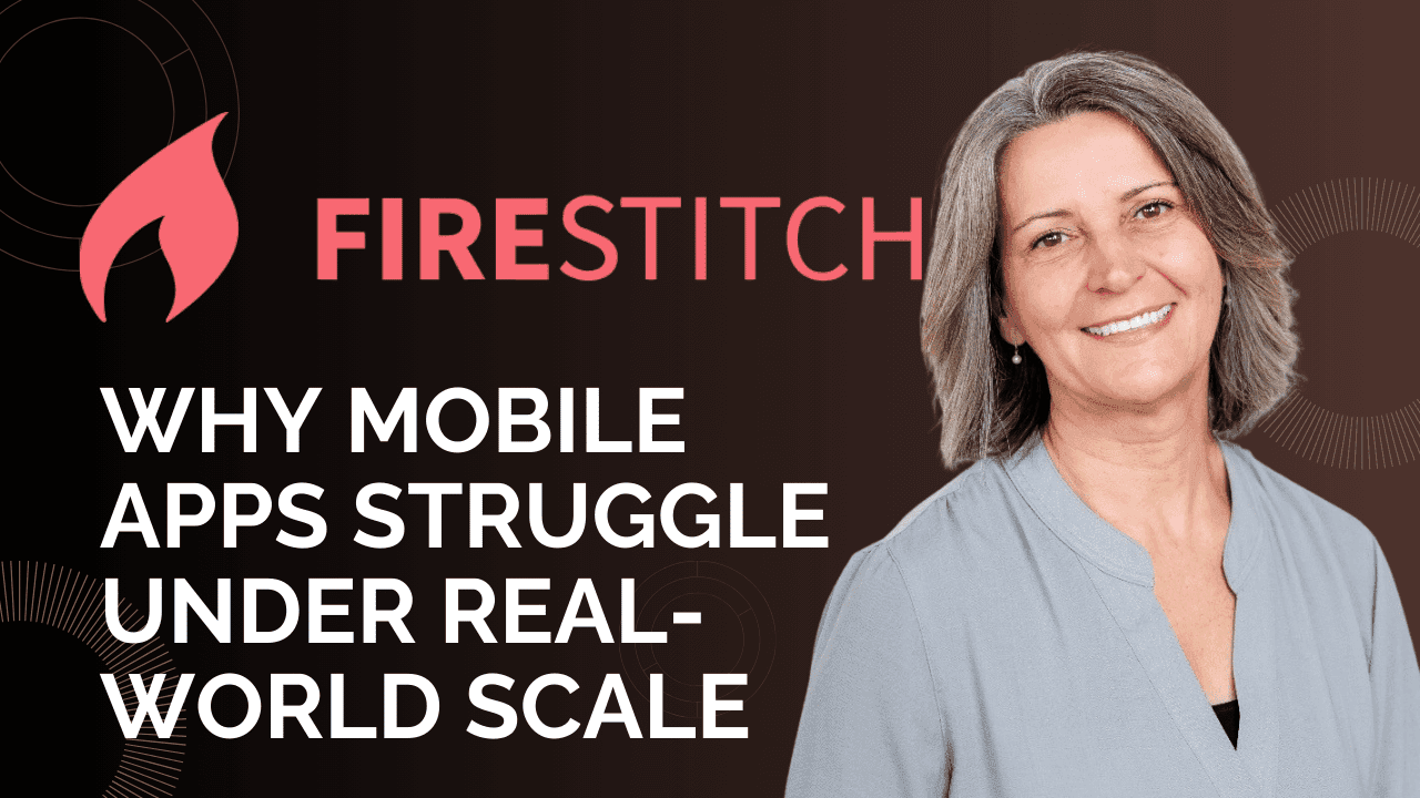 Mobile app performance degradation at scale showing system load and architecture challenges