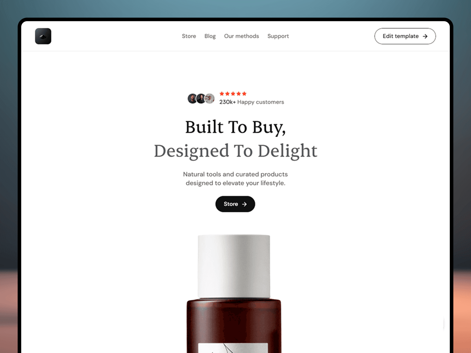 website template image