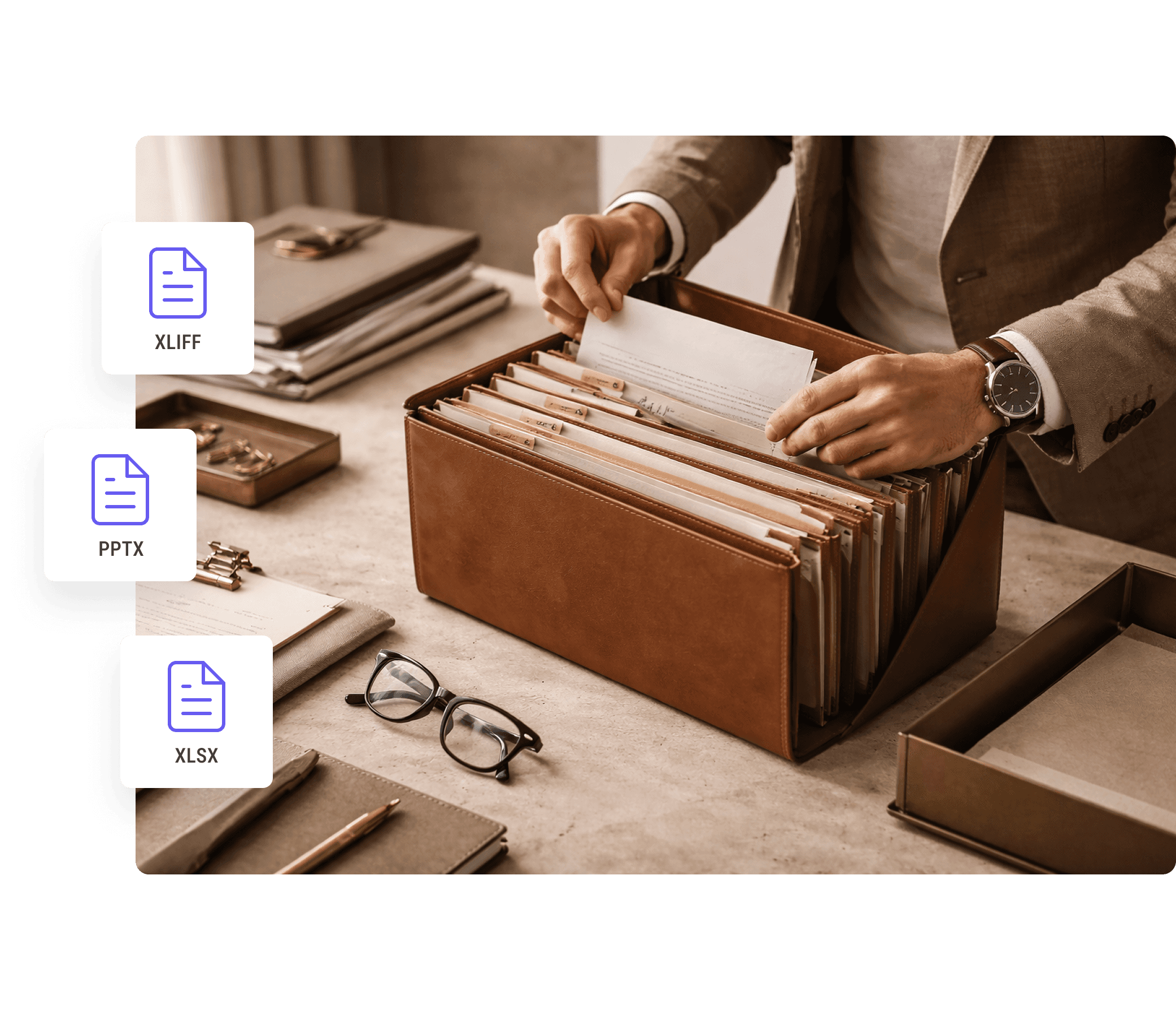 A woman in a white dress and sandals walks past terracotta planters with blooming flowers in a sunlit Mediterranean-style alley.