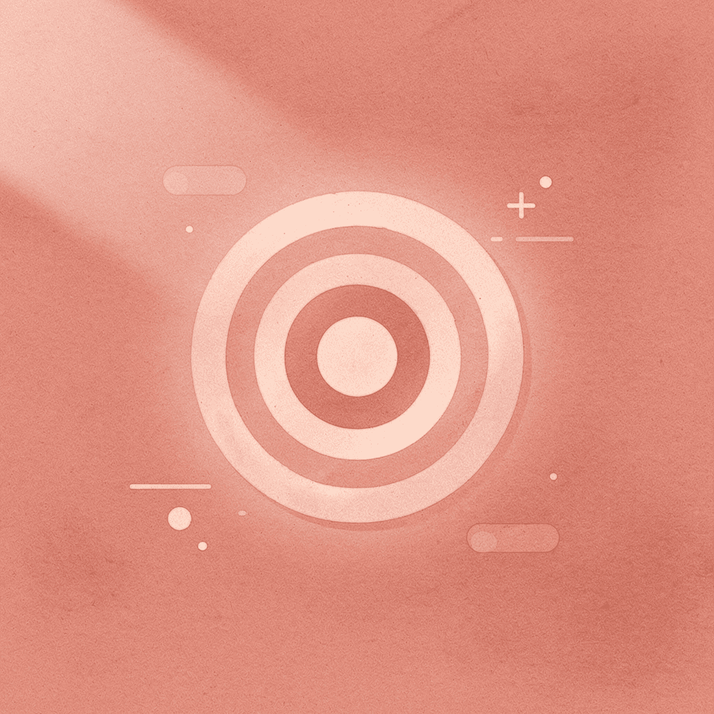 Target icon emphasizing the importance of proper positioning