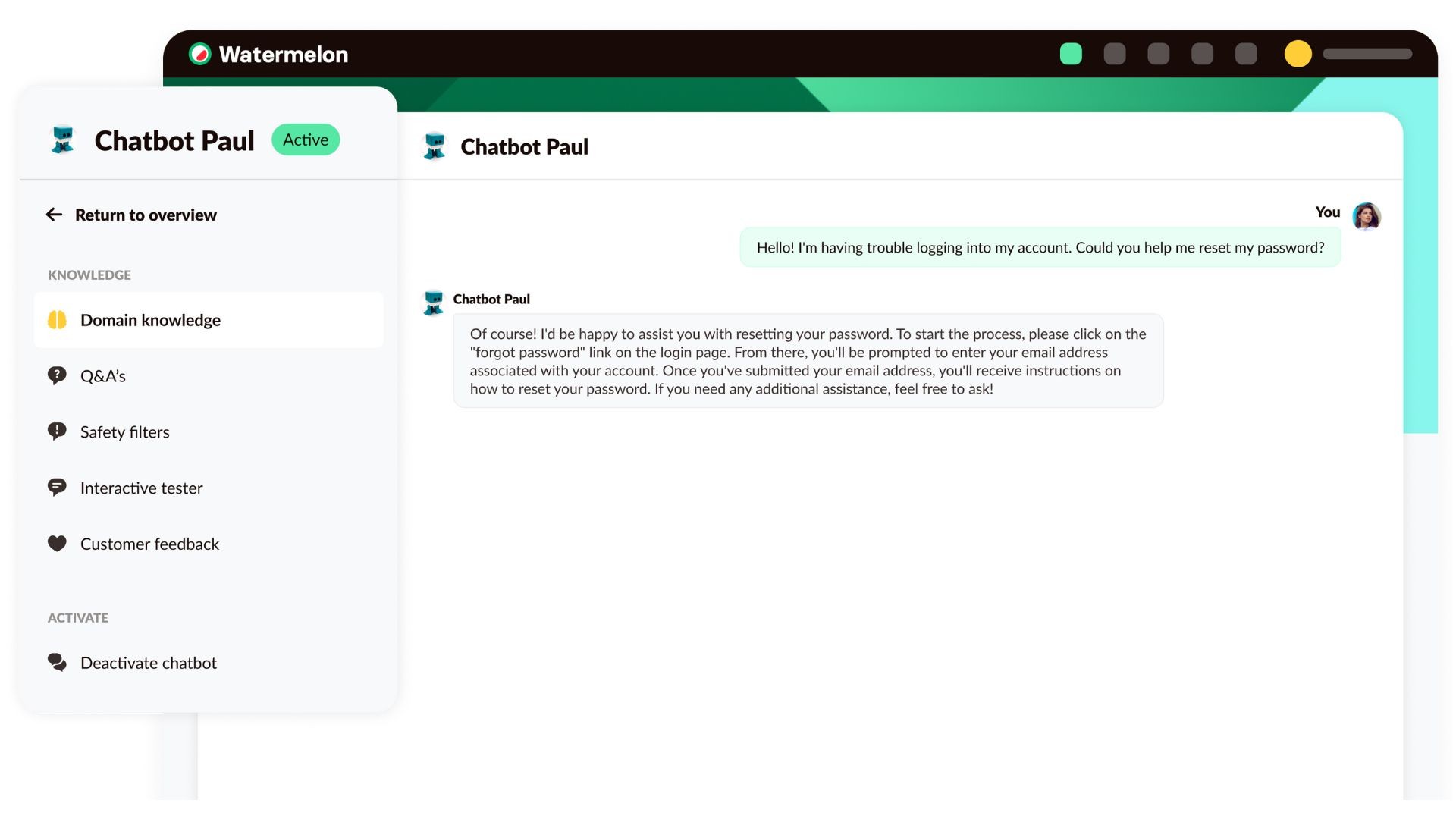 Aai chatbot Pulse by Watermelon