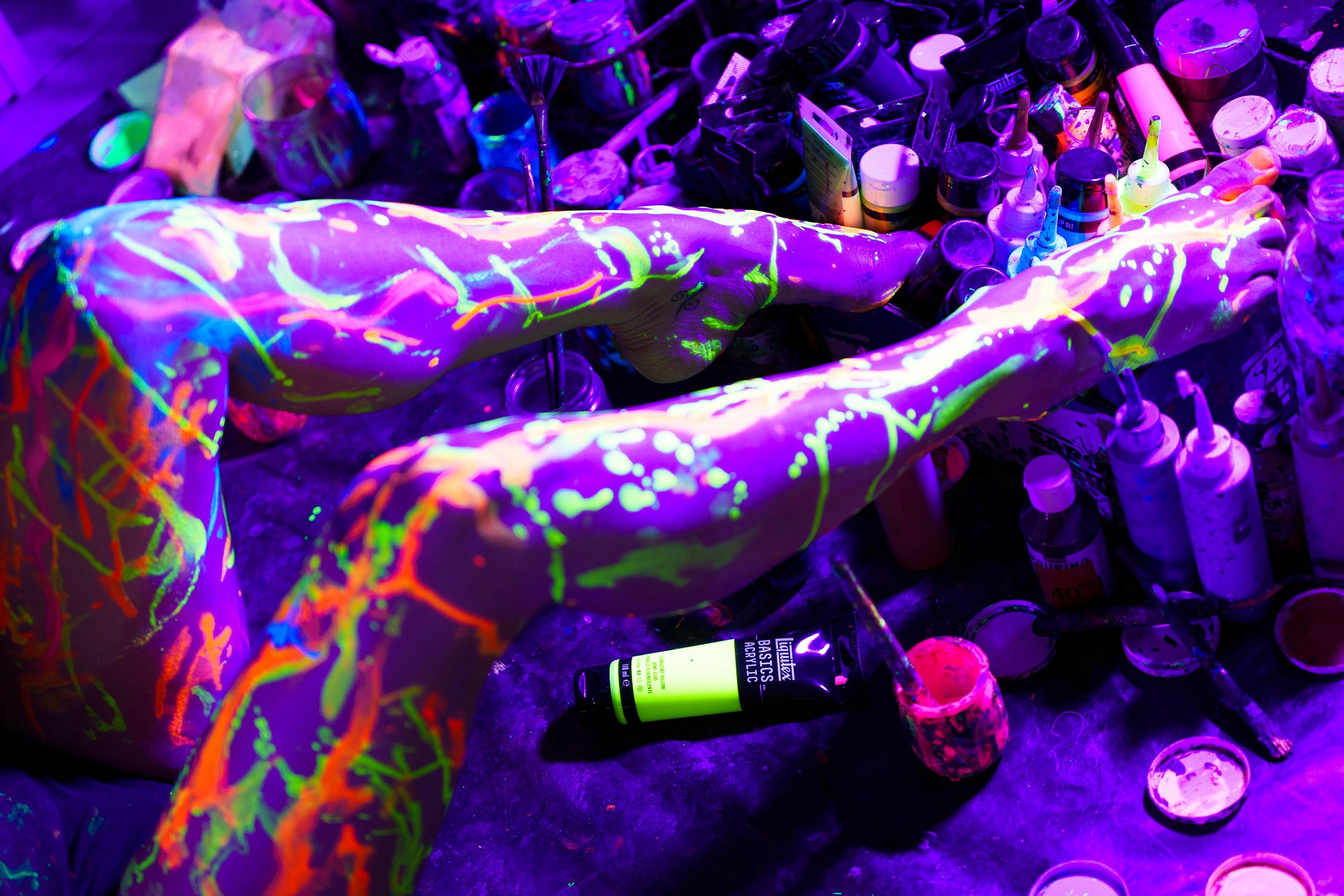shooting body painting haute-savoie