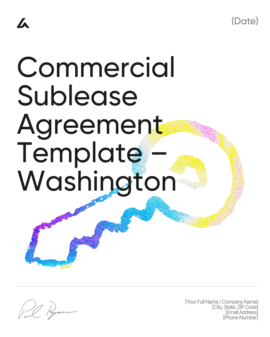 Commercial Sublease Agreement Template – Washington
