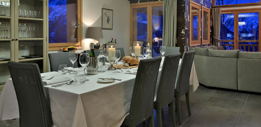 chalet Aralia - dining area
