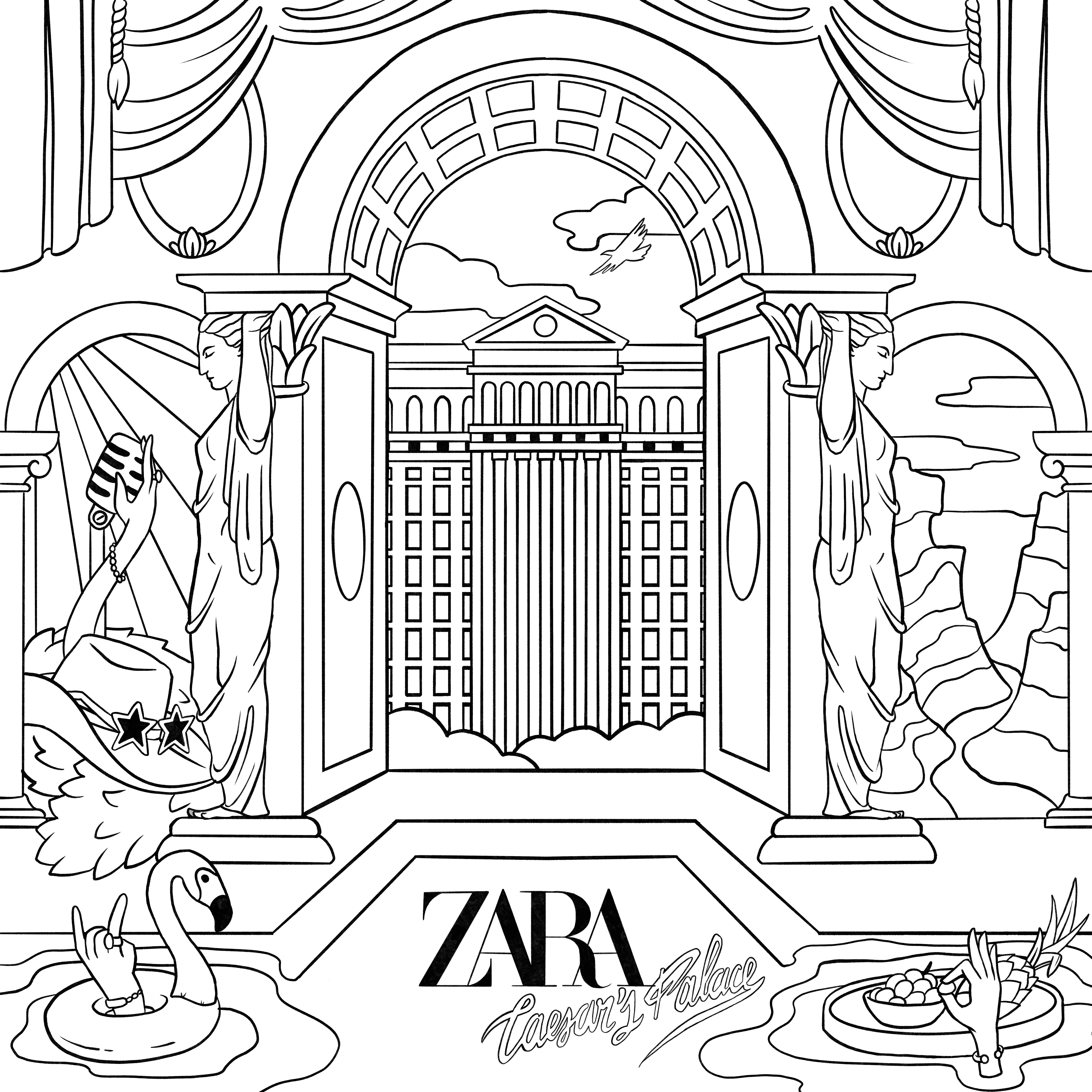 Caesar’s Palace illustration