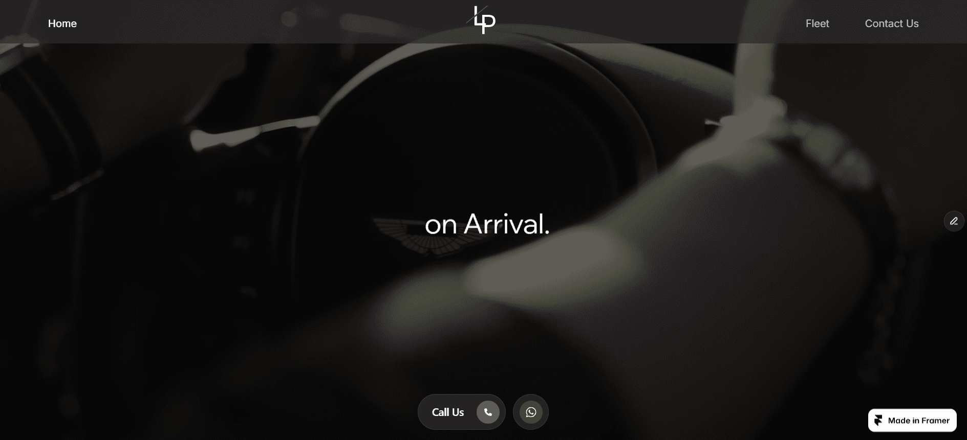 Example work of framer development