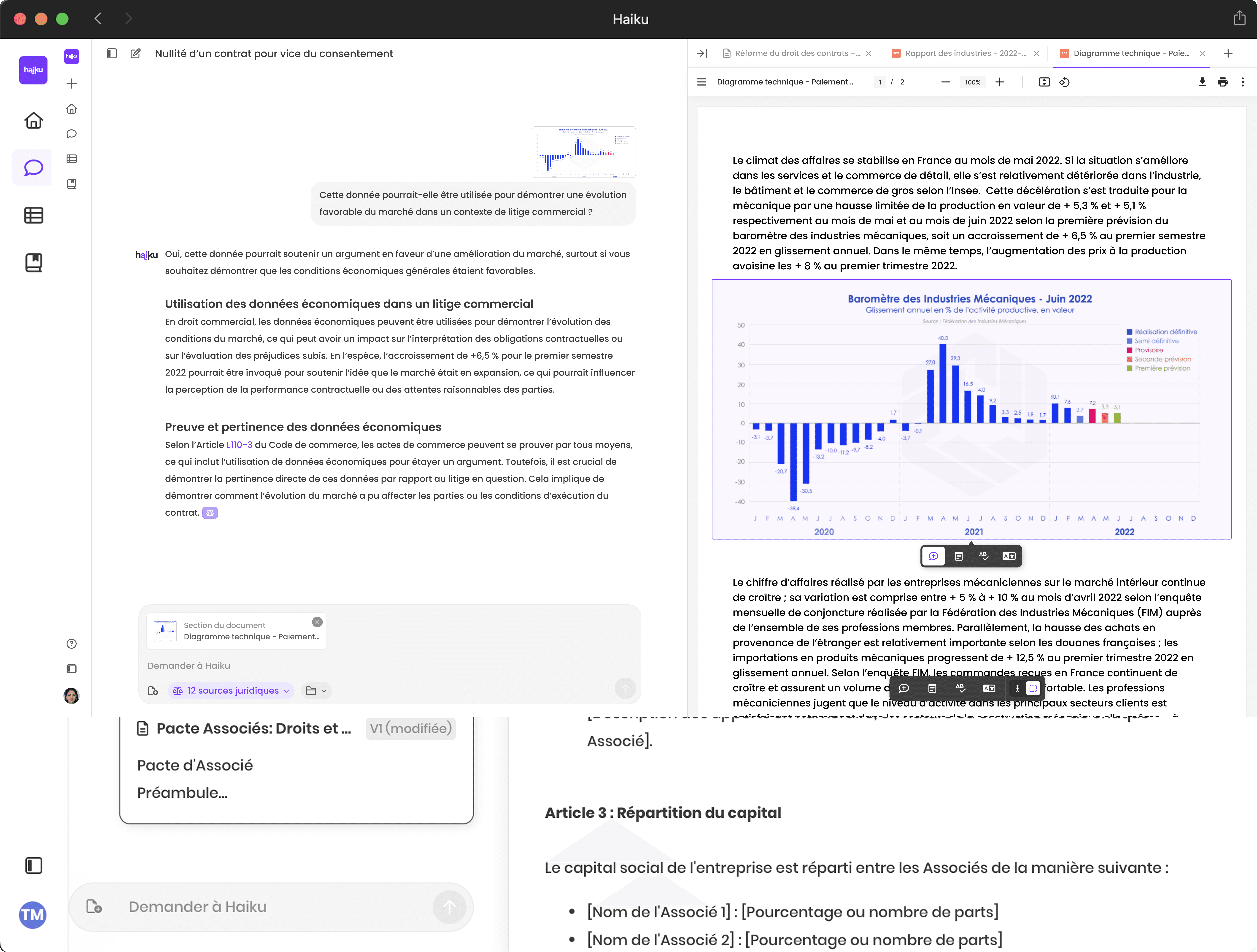 Ia juridique analyse documentaire