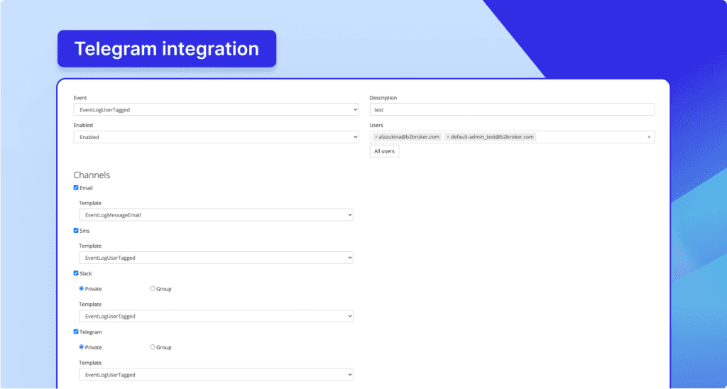 Telegram Integration