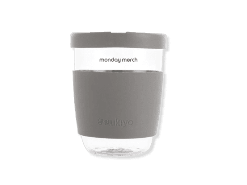 Elegant glass coffee cup for corporate coffee breaks