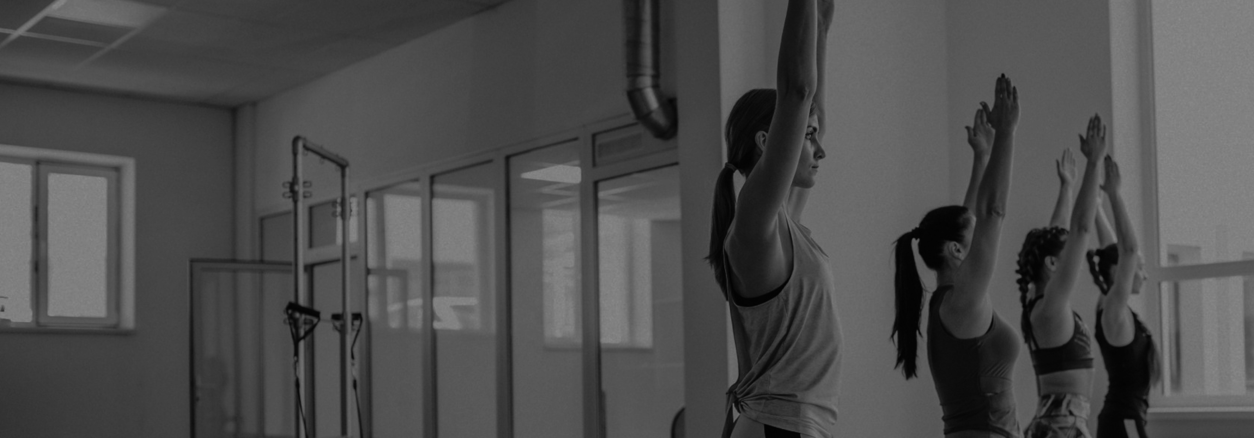 Woman practicing yoga
