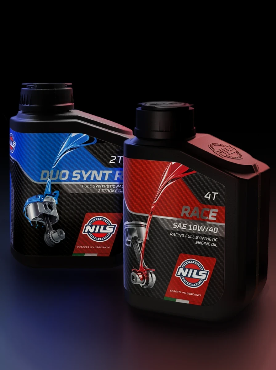 Gamma completa lubrificanti NILS: oli motore, grassi e prodotti tecnici per manutenzione moto
