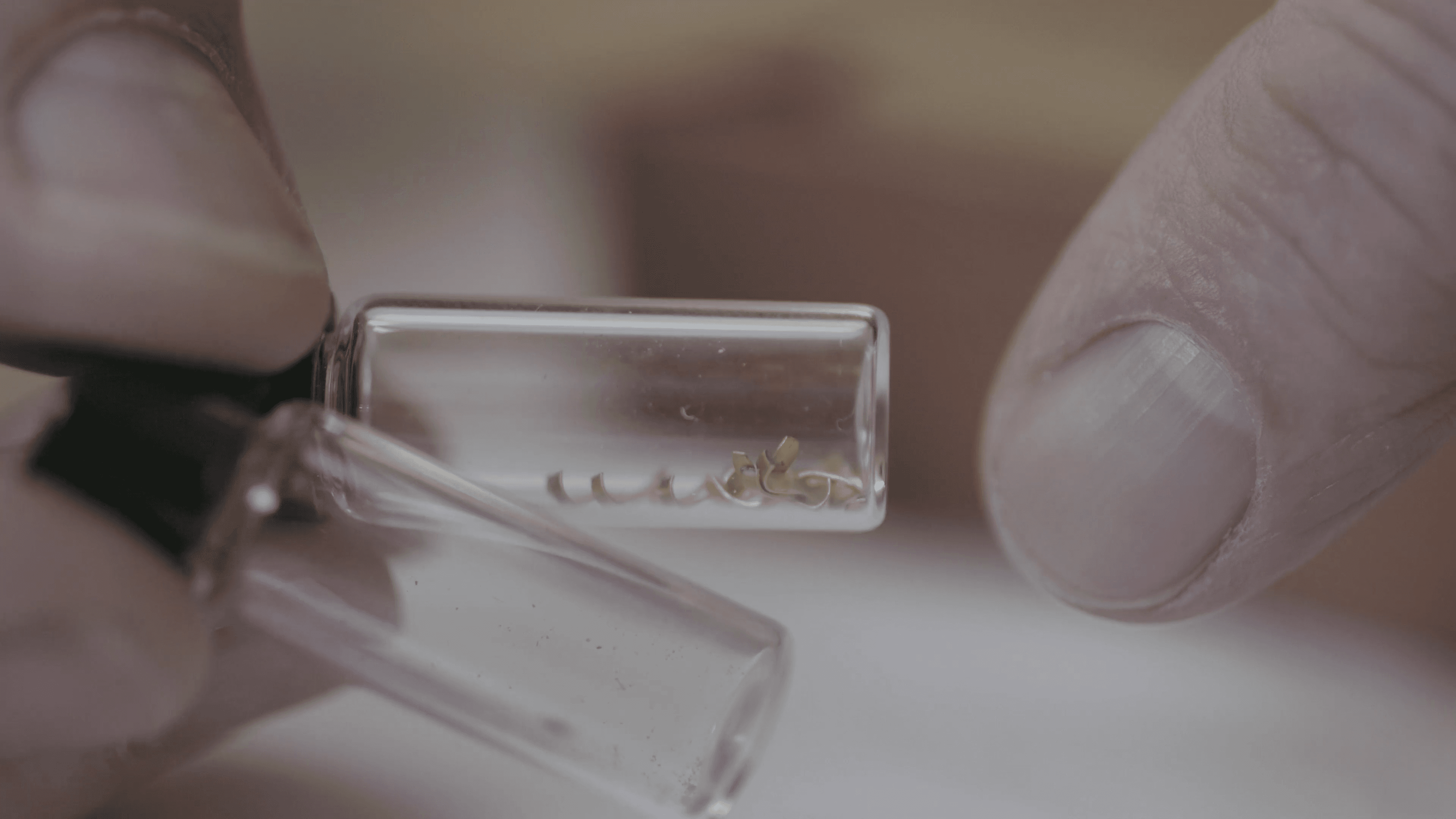 Still from creation film for Cross of the Cosmos