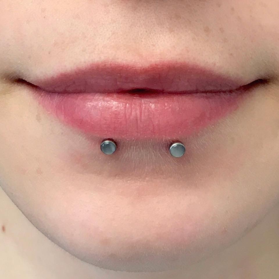 Snake bites piercing