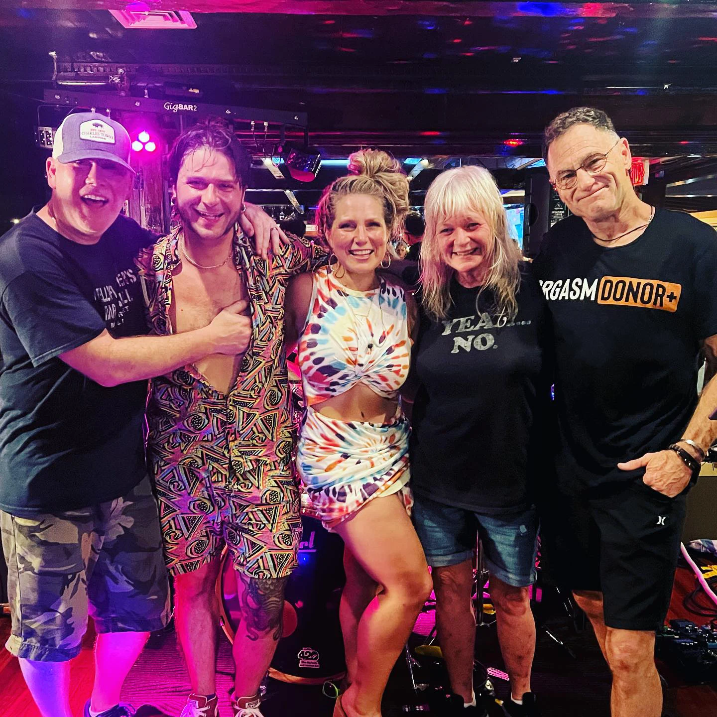 Just Like That band having fun