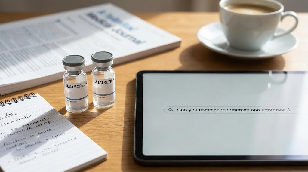 Can you combine tesamorelin and retatrutide