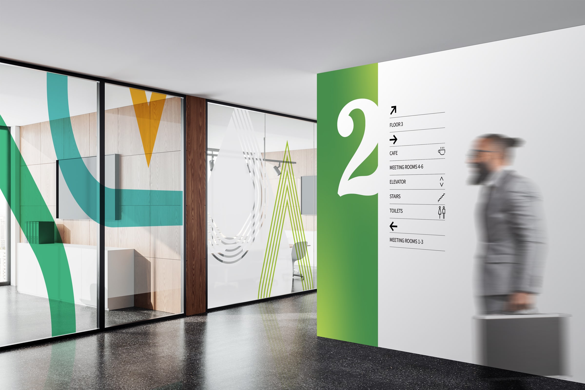 Interior Wall Graphics and Way Finding