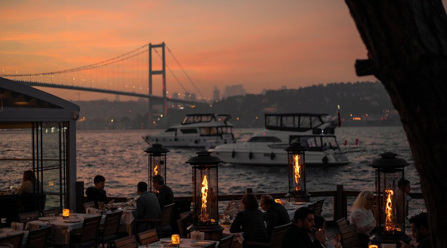 Ortakoy Mosque and Bosphorus Bridge in Istanbul