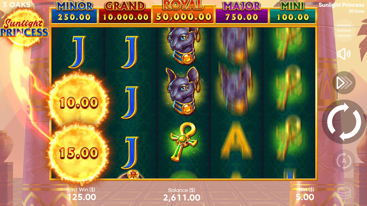 Sunlight Princess - visuel officiel 3 Oaks Gaming