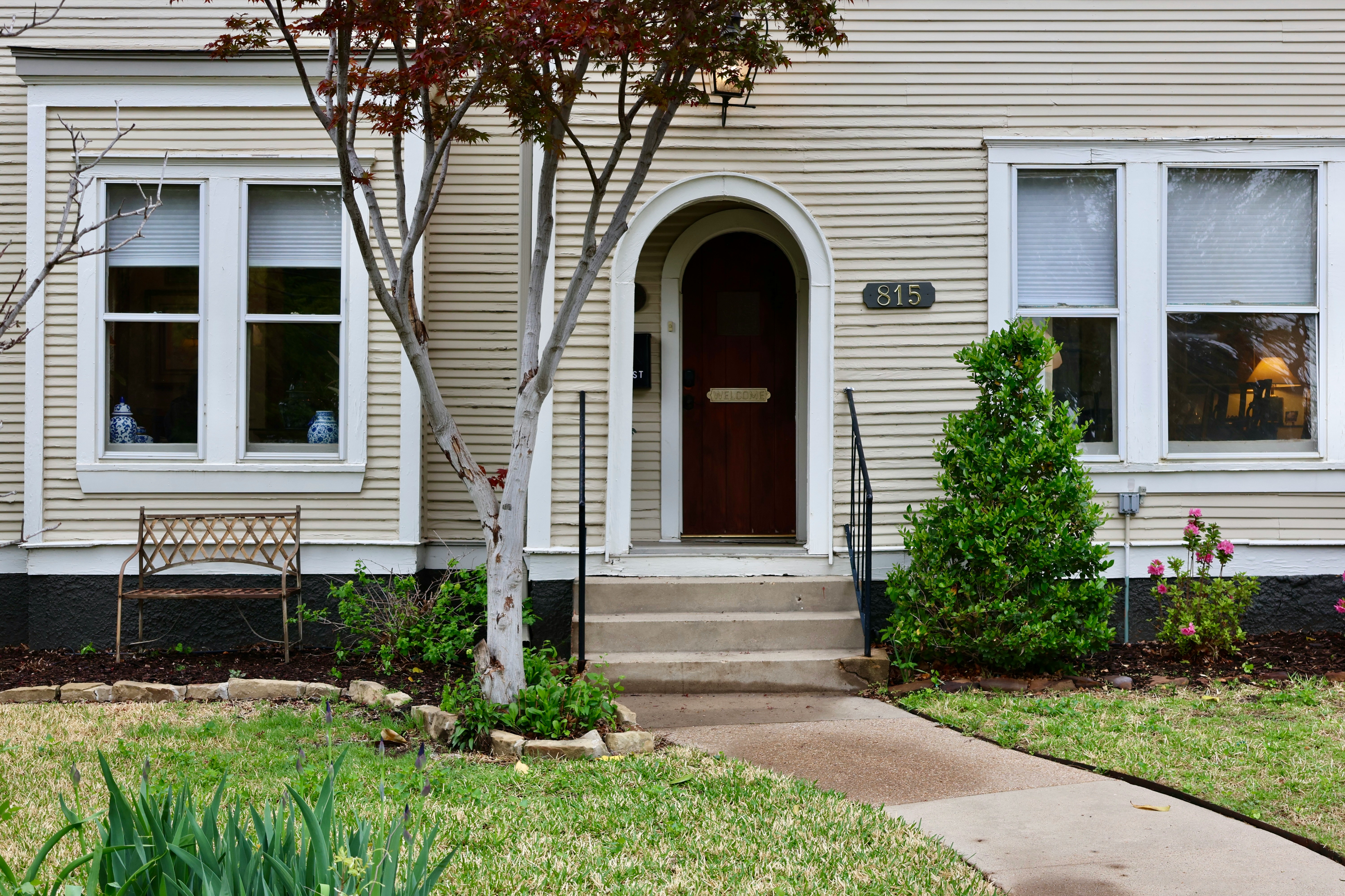 A charming house with an inviting entrance.