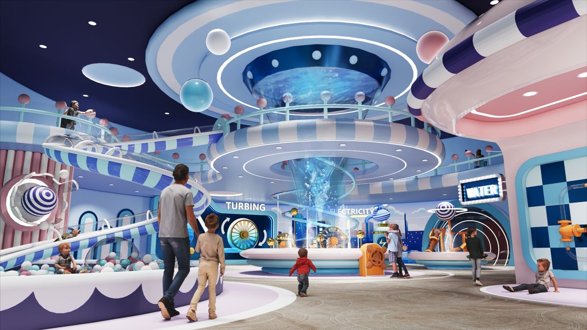 機場展覽工程親子互動體驗(Airport exhibition engineering family activation)