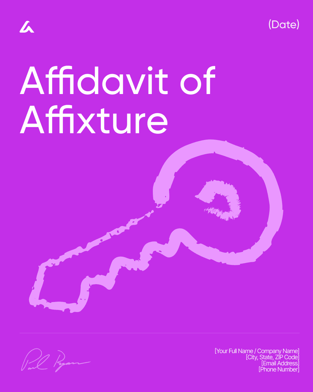 Affidavit of Affixture