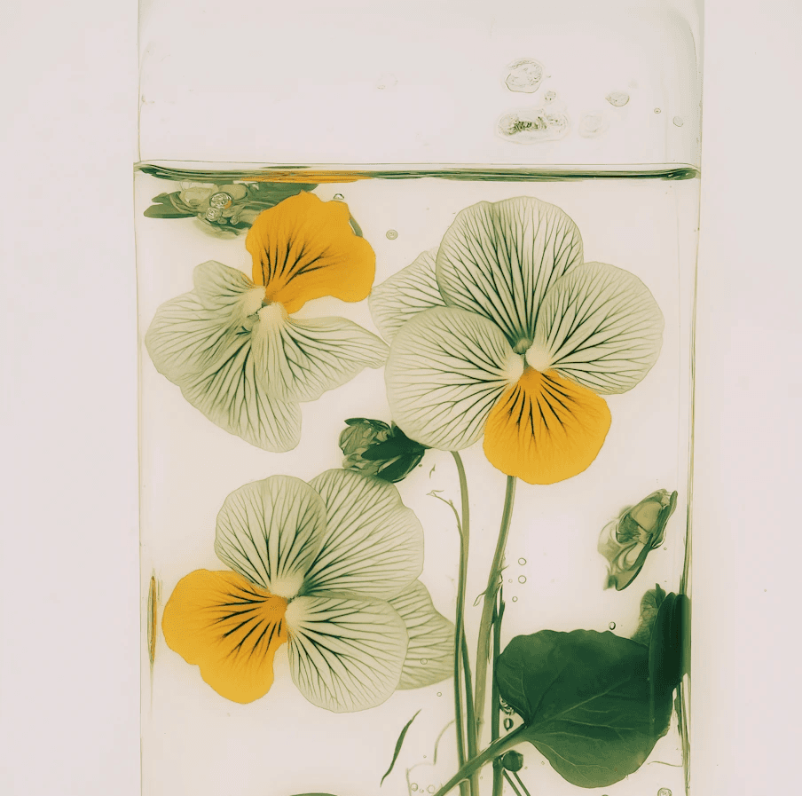 Floral liquid display