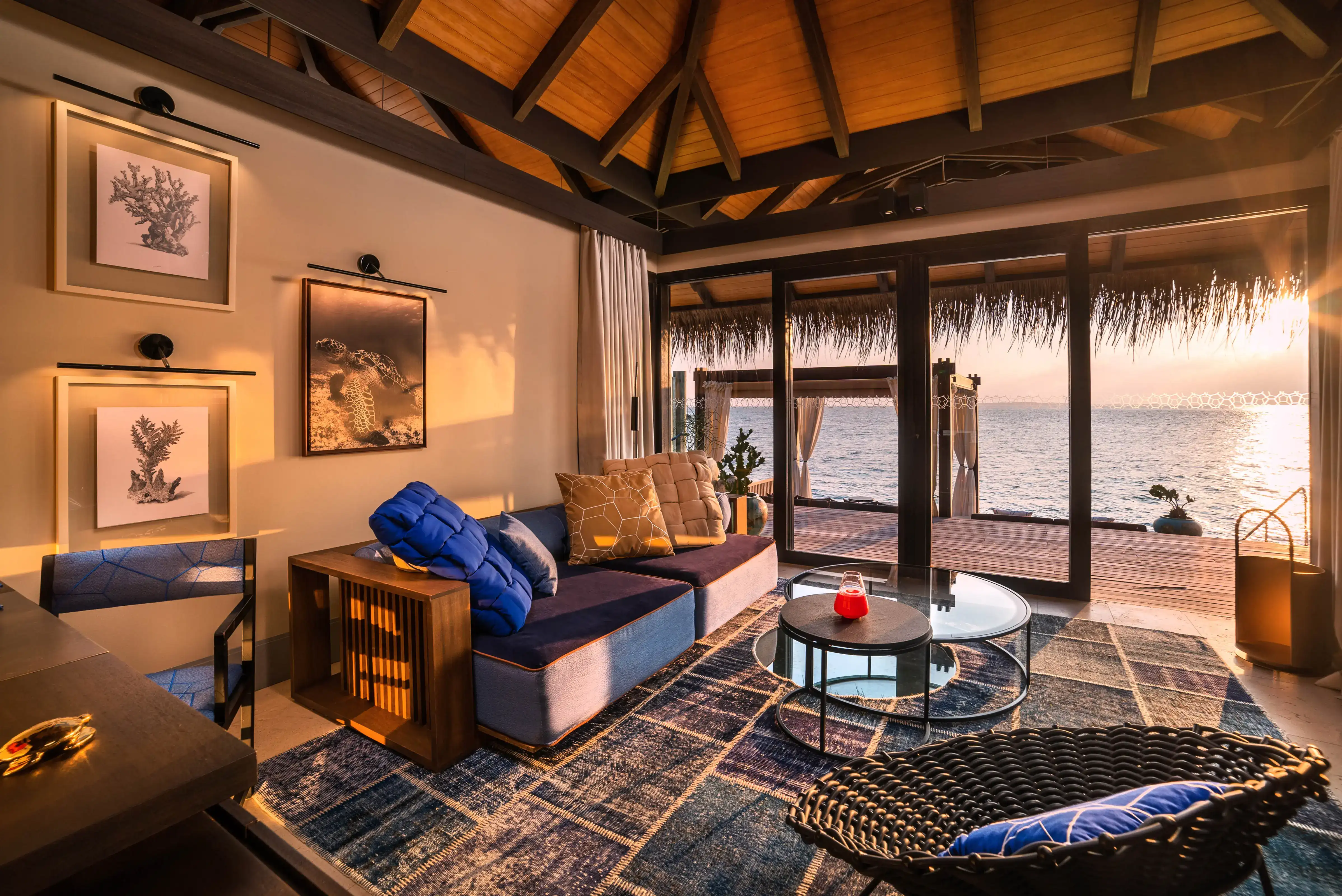 Sunset Deluxe Water Pool Villa at Velaa Private Island