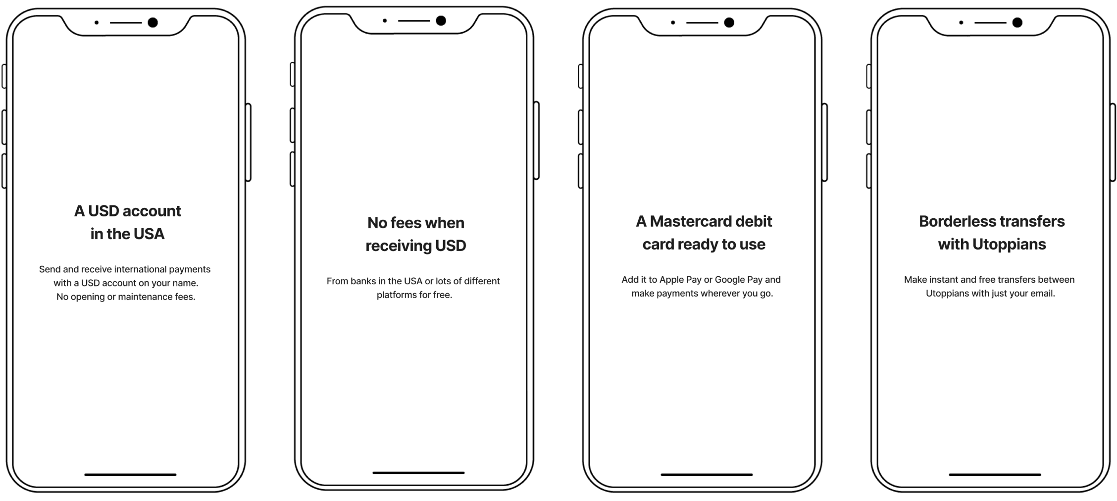 Further refinement of the copies, now including wireframes of the mobile interface to show how the refined text will fit within the design.