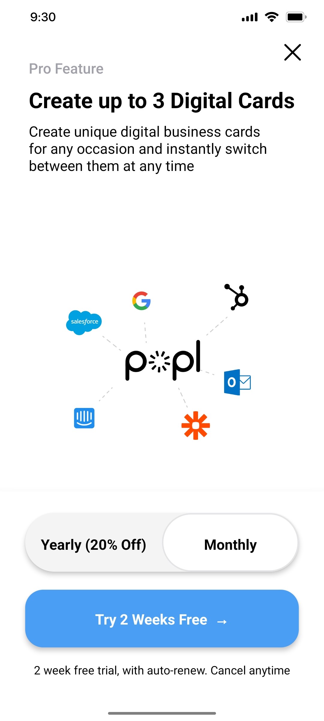 Popl Premium 2 Screen