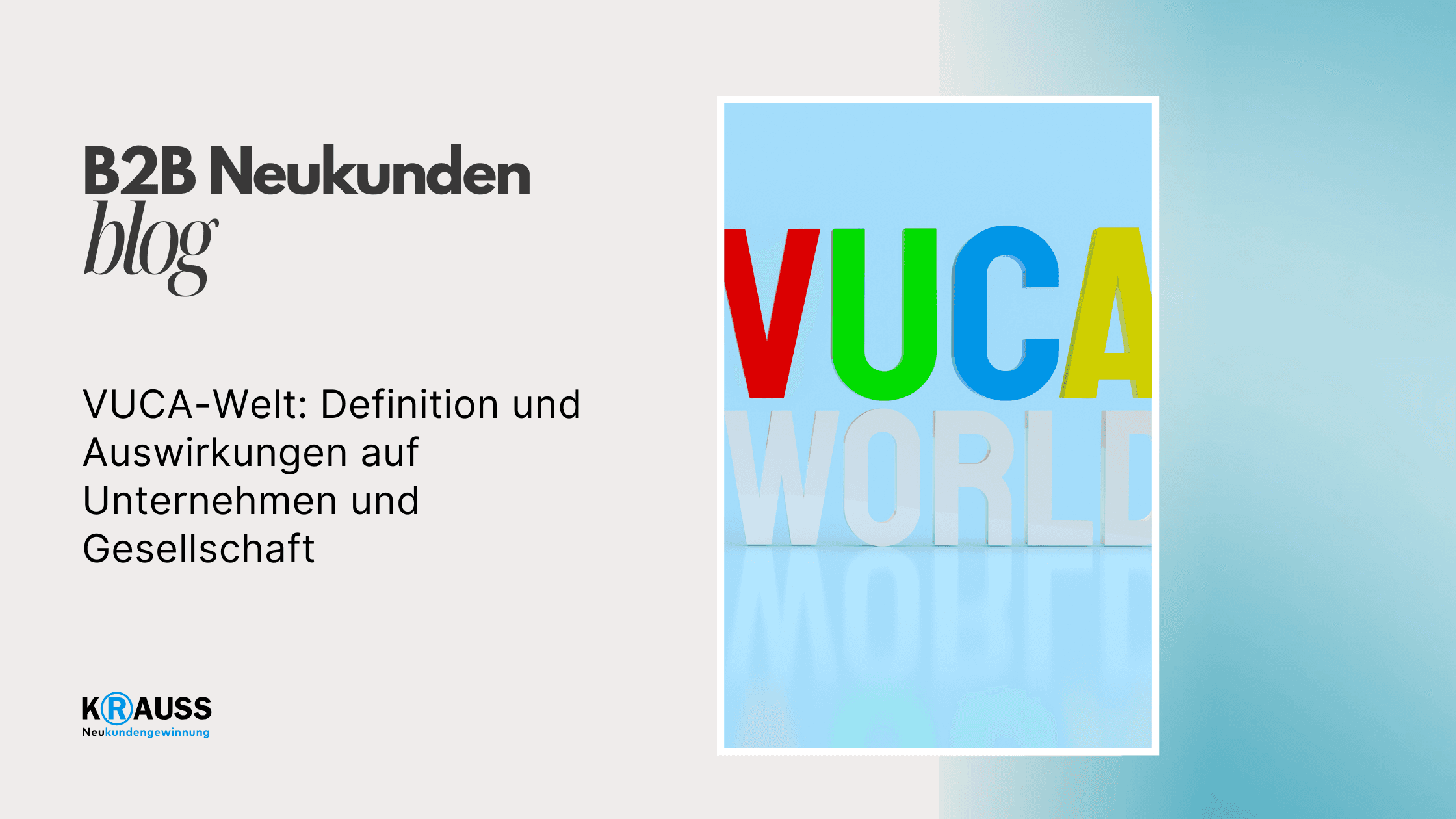 KRAUSS Neukundengewinnung
