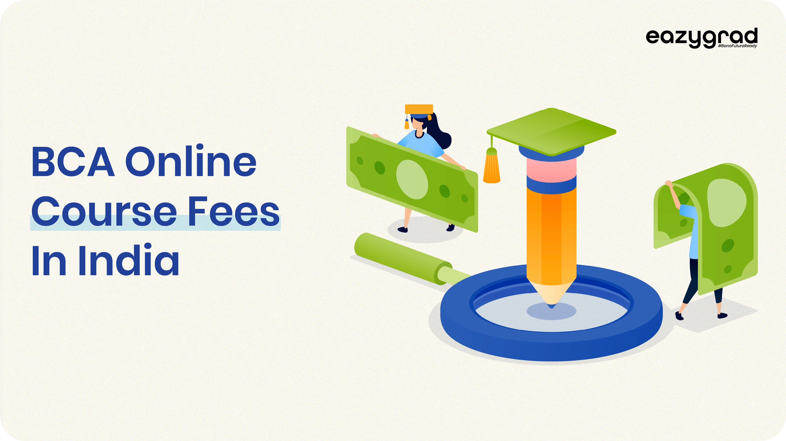 Image for the blog online bca course fee in India