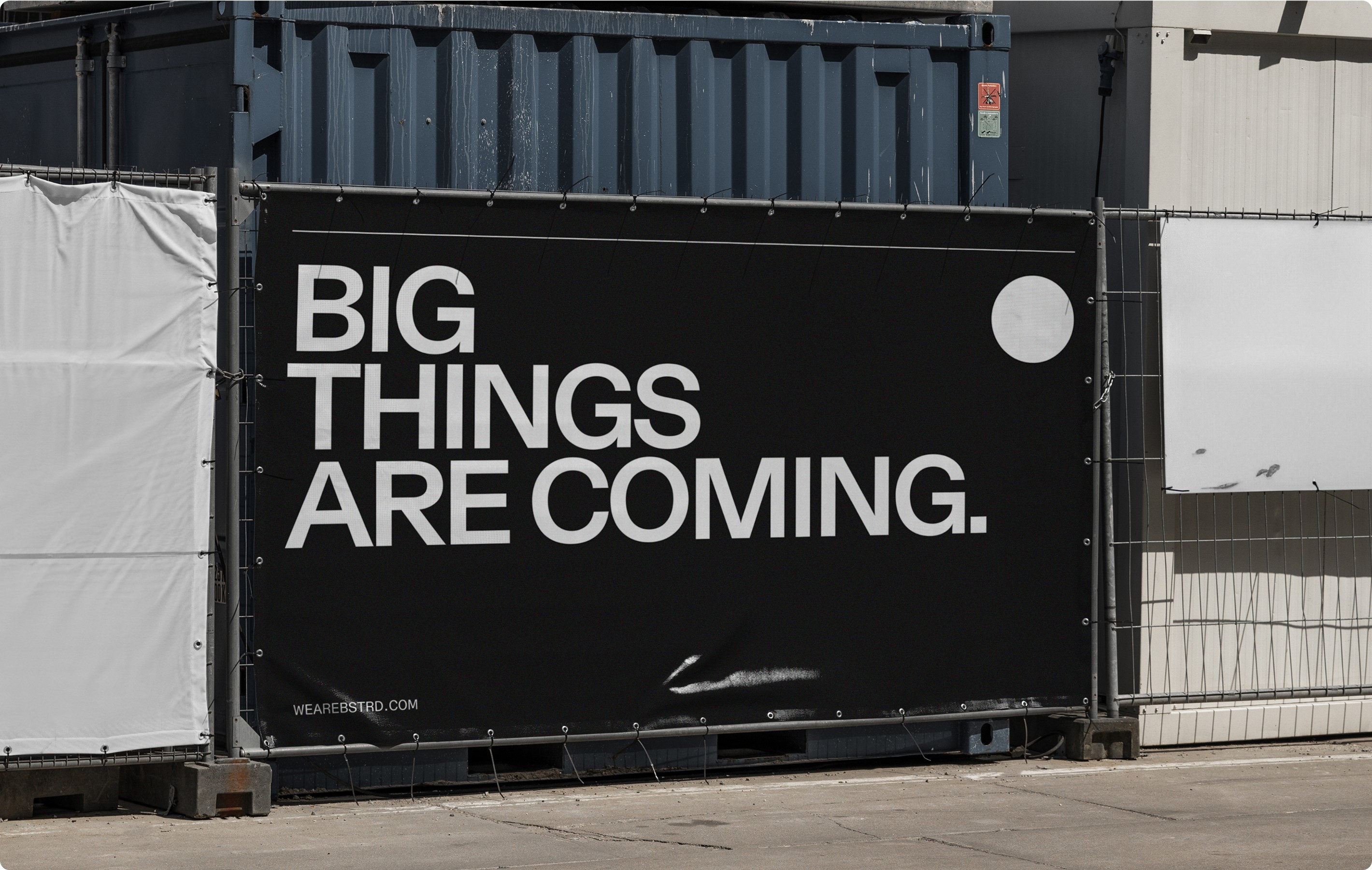 bstrd advertisment on the street by analogue agancy
