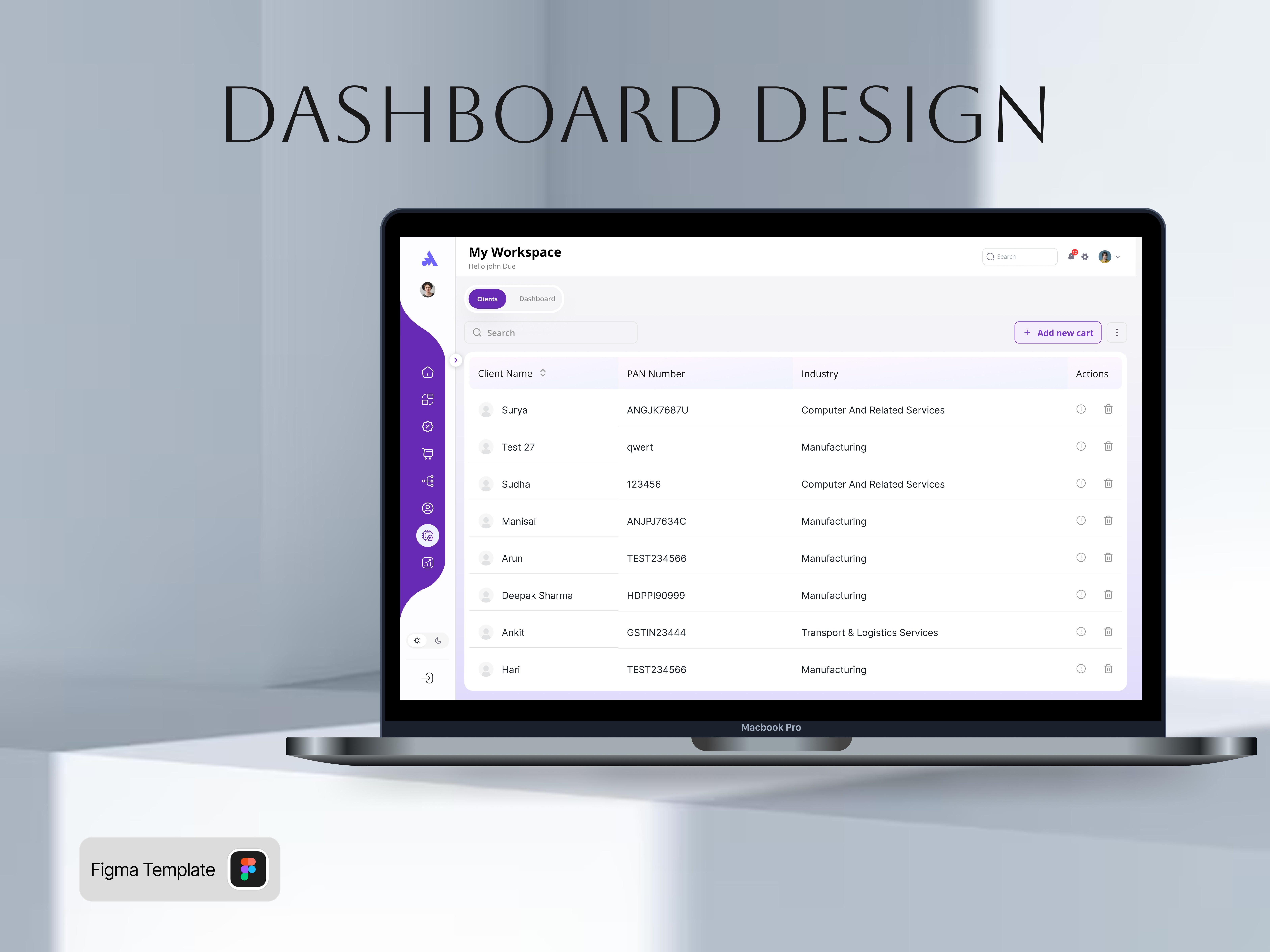 Accounting Dashboard Design