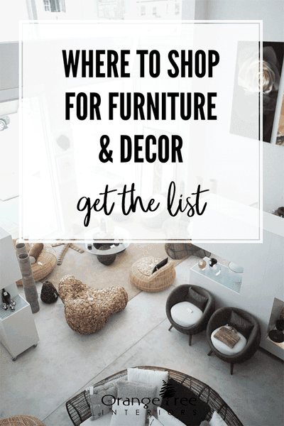 where to shop for furniture and decor 2019