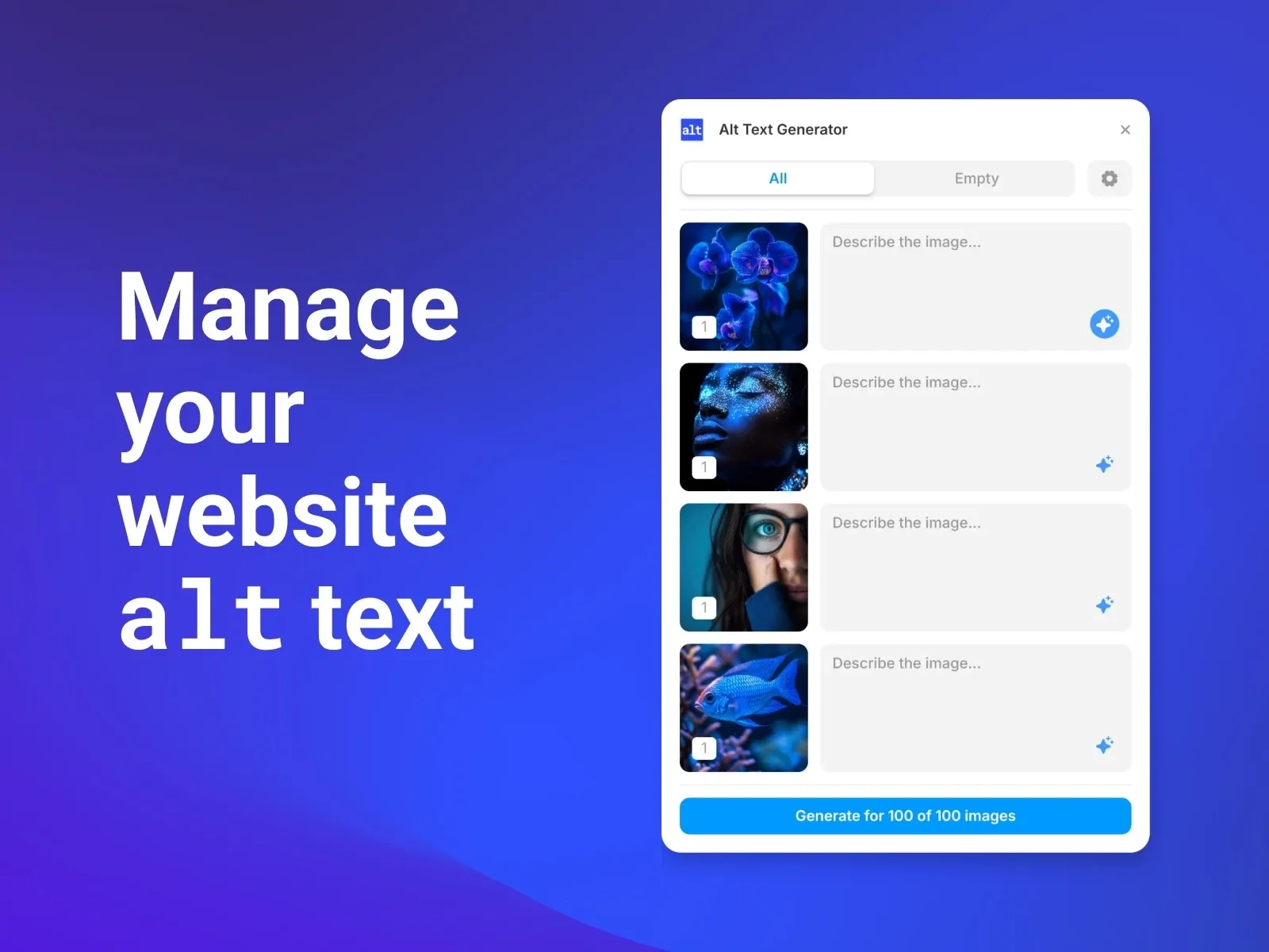 alt text generator framer plugin