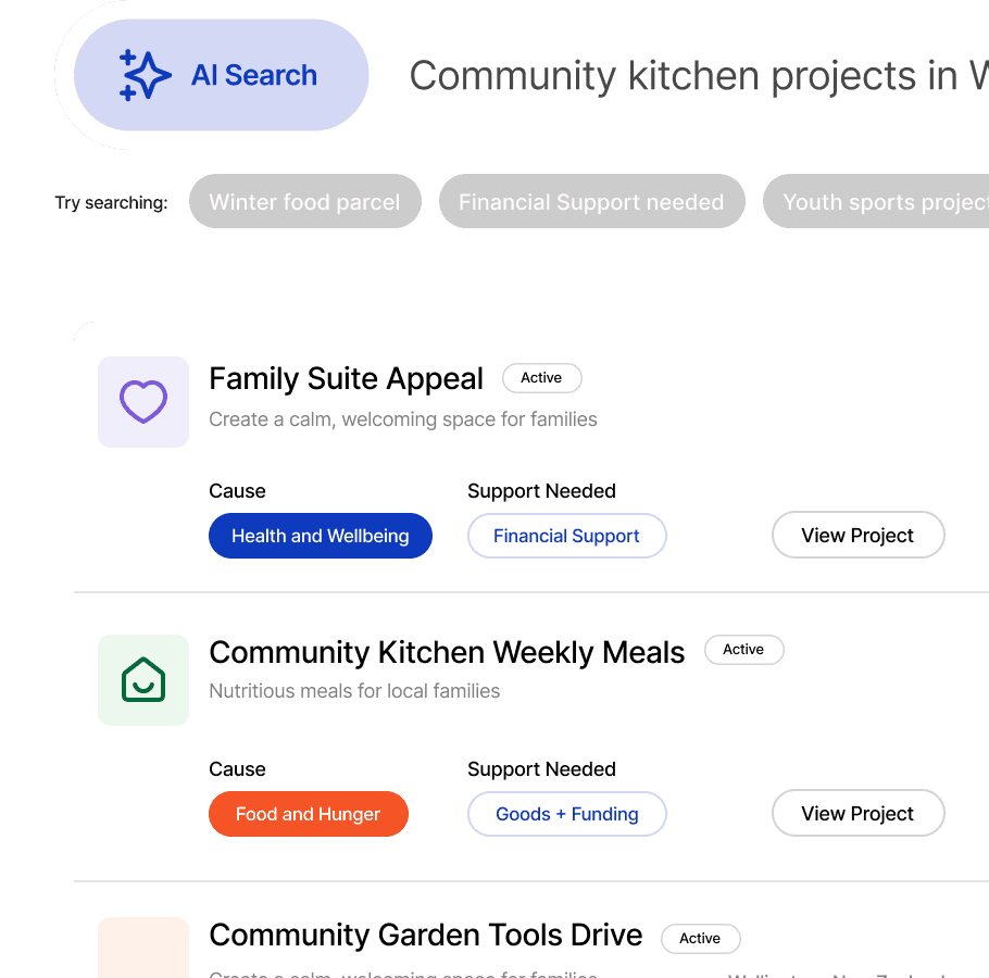An image of Freelio's project ui