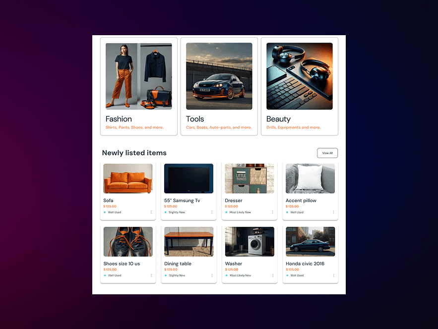 Home Page Screenshot