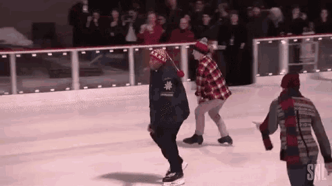 SNL Ice Skating Rink Fun