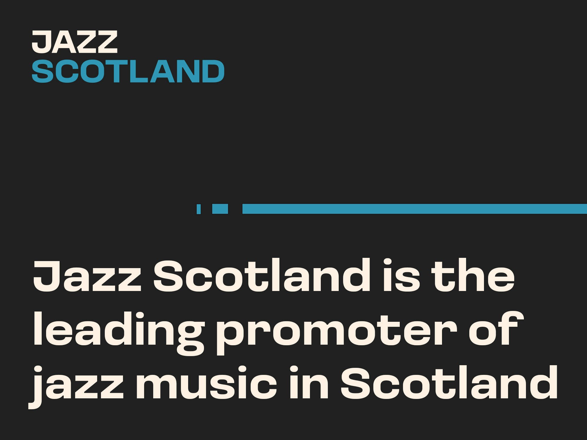 Jazz Scotland branding project