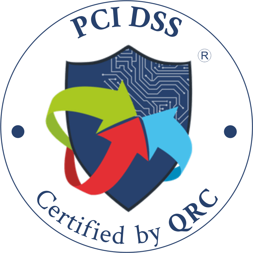 PCI DSS certified, assessed by Ampcus Cyber