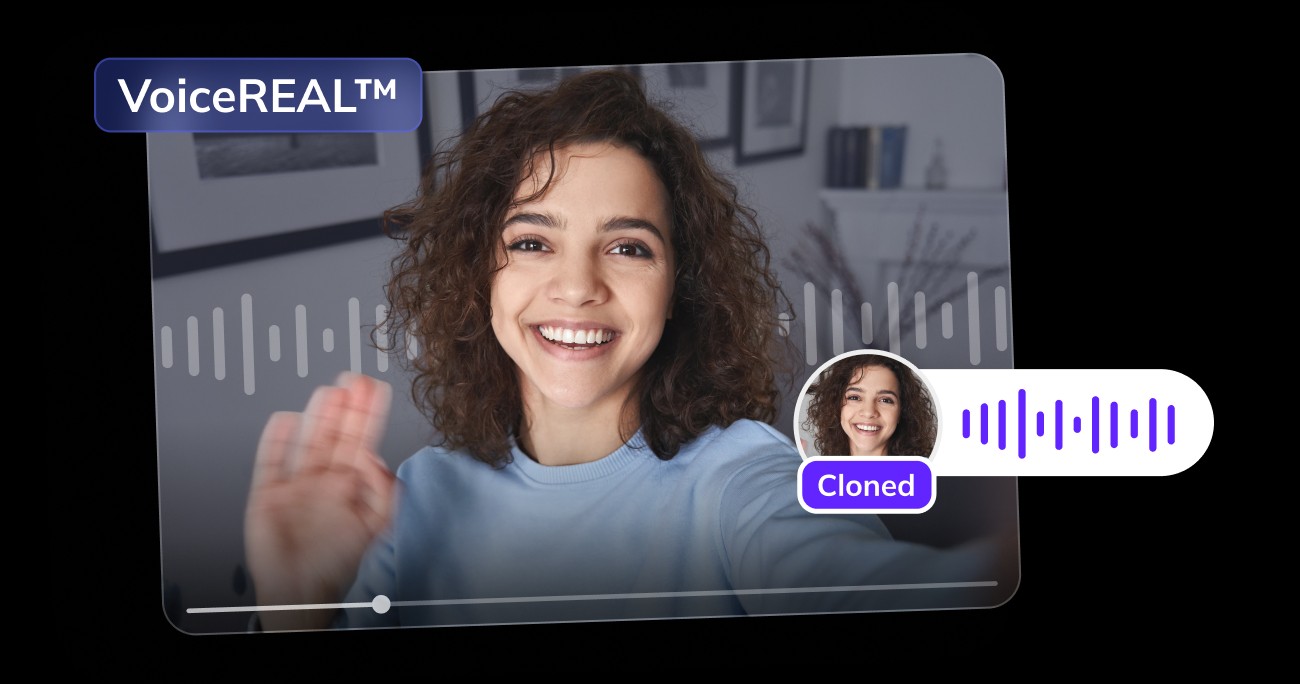 AI video dubbing by Vozo with voice cloning and lip sync technology