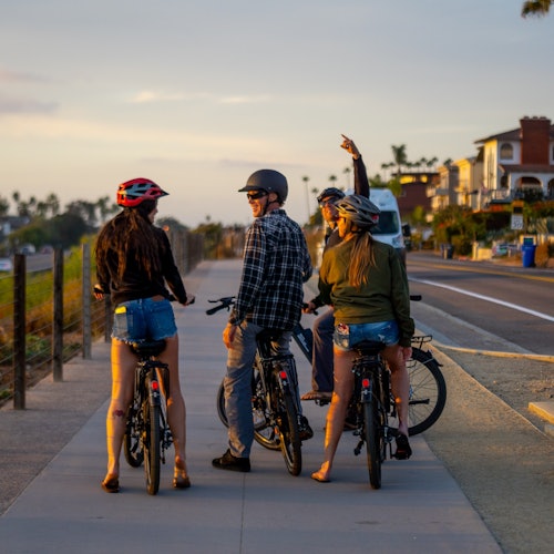 Guided group e-bike tour