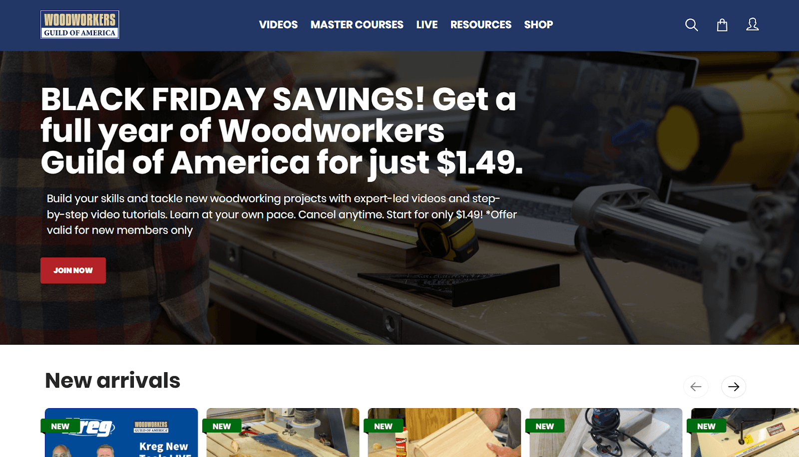 The Woodworker’s Guild of America Homepage