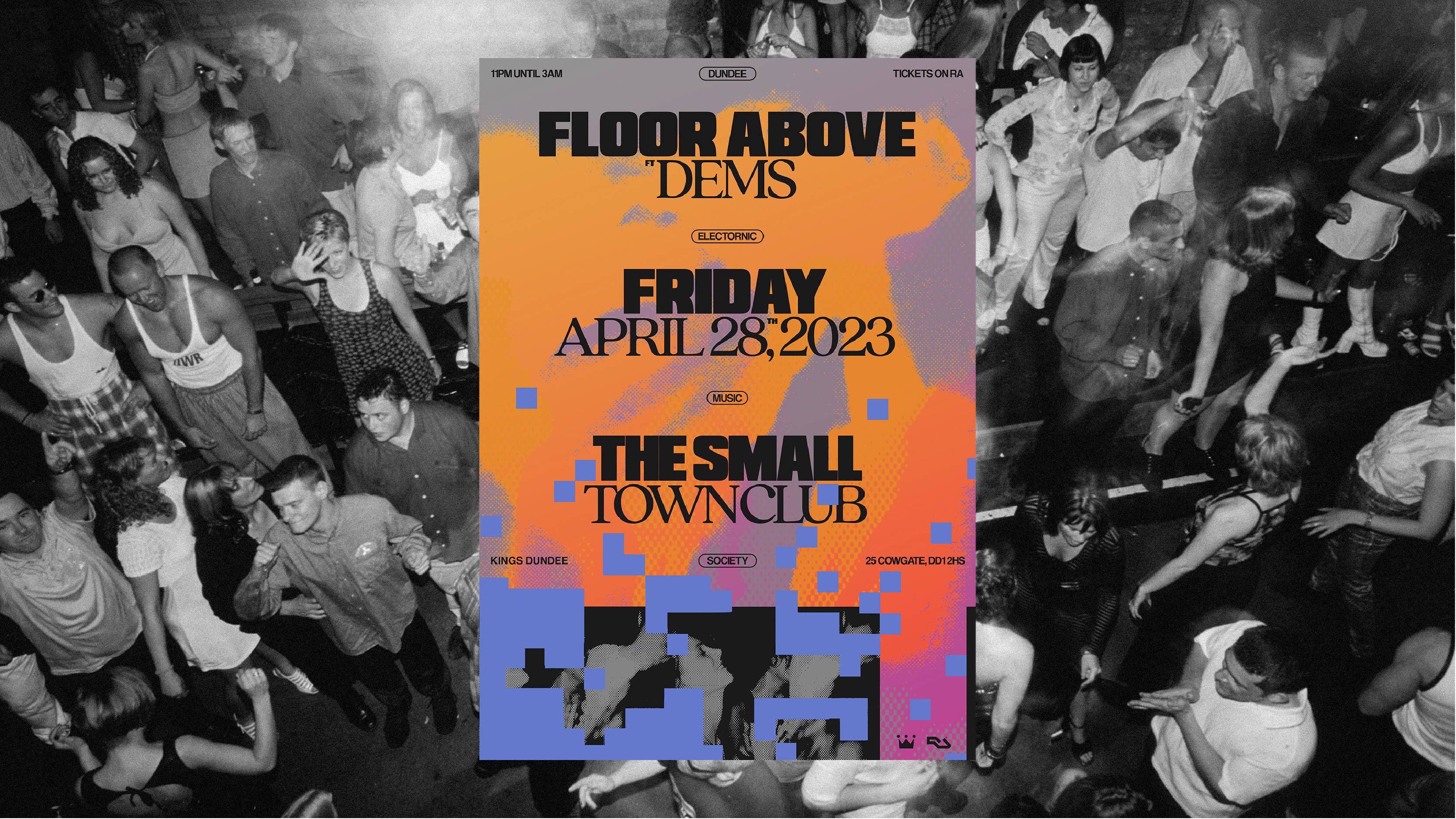 Print Design - Poster design for Floor Above, DJs and nightclub hosts