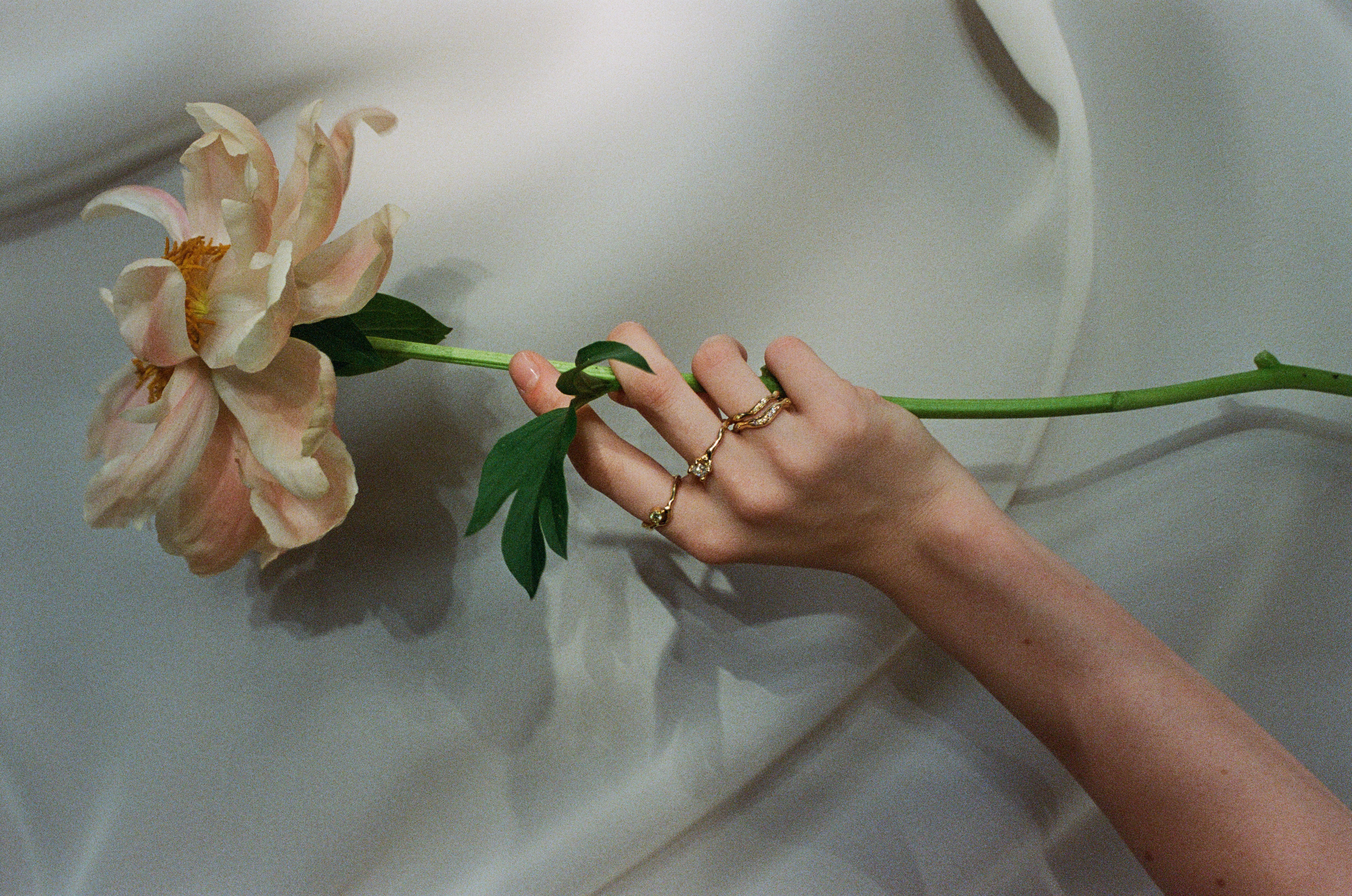 Guldring med diamant bespoke