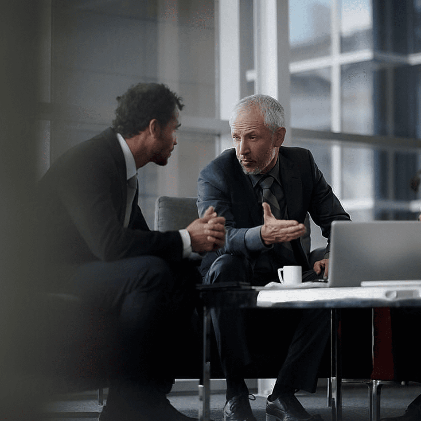 Concetrated triathlete grayscale