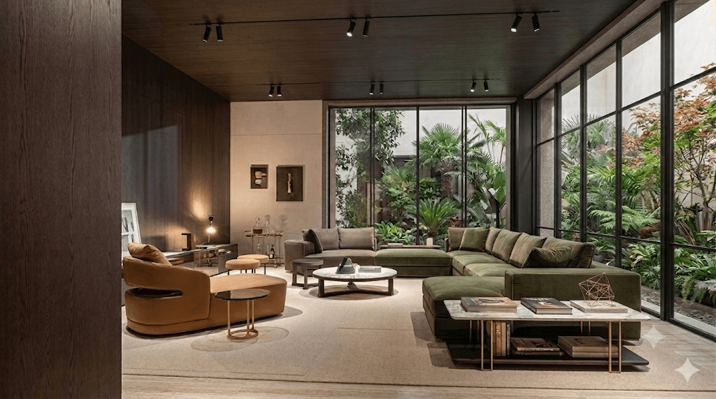 Living room at The Sanctuary